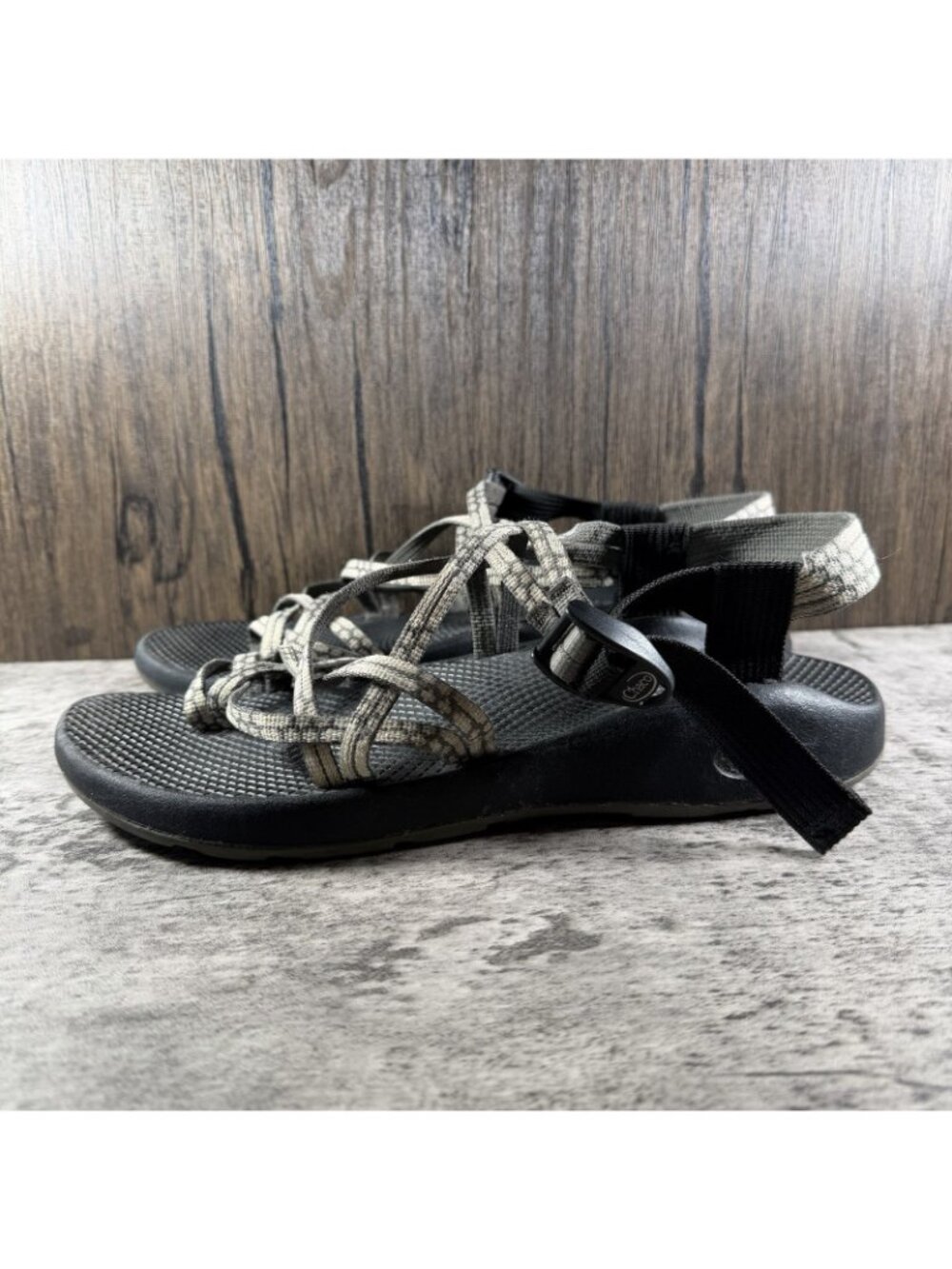 Chaco Women's ZX/2 Yampa hiking sports sandals in Light Beam Gray Size 11 - Picture 3 of 9